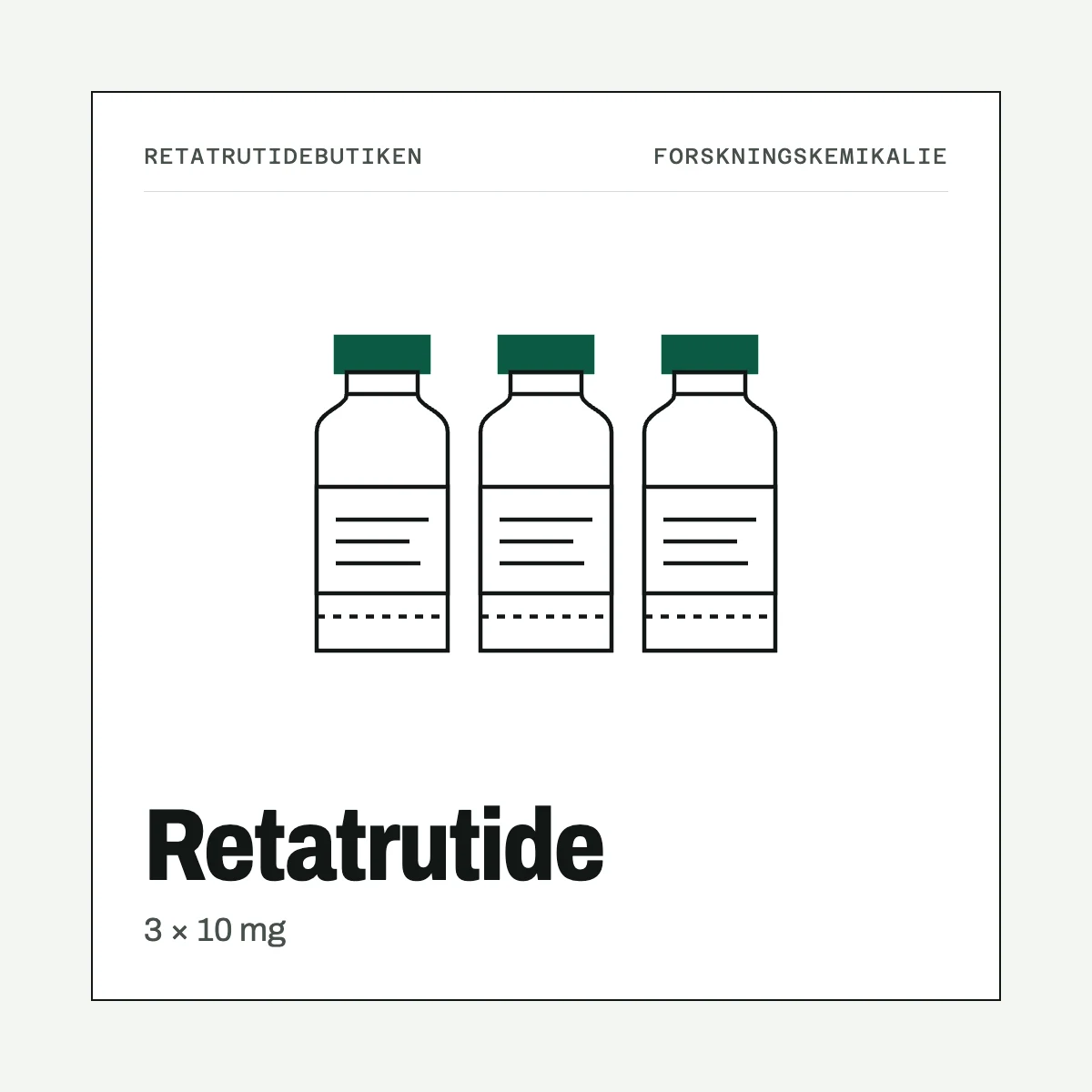 Retatrutide 10mg – 3-pack