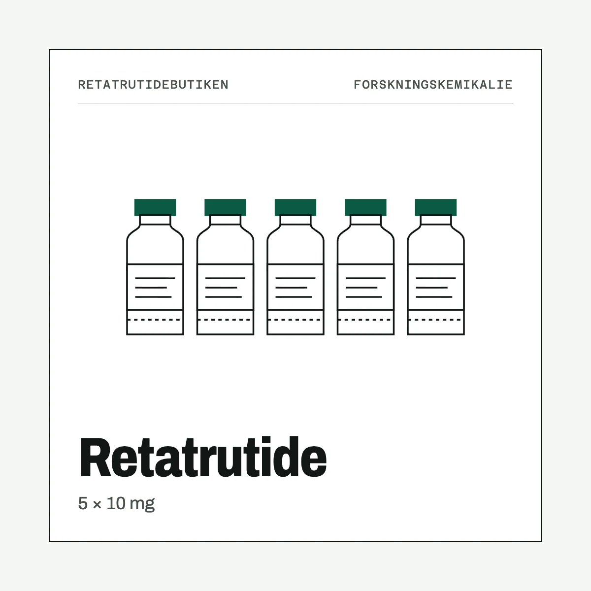 Retatrutide 10mg – 5-pack